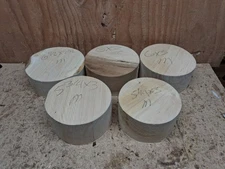 5 ea  Big Leaf Maple Wood Turning Bowl Blanks