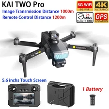 KAI TWO Pro Drone GPS 3-axis Gimbal 4K Dual Camera Obstacle Avoidance Quadcopter
