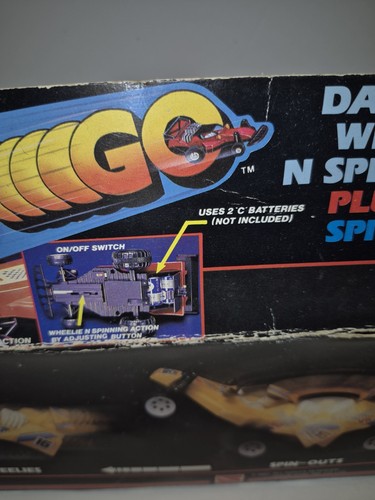 vintage Spin-go 1987 Vogue-star 3828 Wheelies Battery Operated Buggy Hong kong - Picture 10 of 12