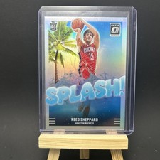 2024-25 Donruss Optic Reed Sheppard Splash Silver Insert Rookie Card - Rockets 