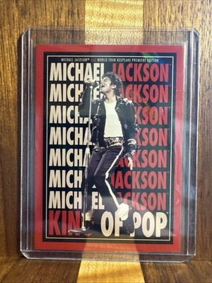 2025 Keepsake MICHAEL JACKSON Bad World Tour #175 Red /87