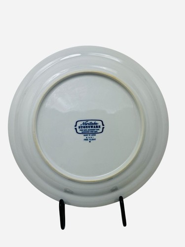 Noritake 8981 Free Flight Salad Plates 8.25” Stoneware Round Lot Set Of 8 EUC - Picture 2 of 6