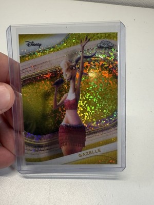 Gazelle 2025 Topps Chrome Disney Yellow Blaster Mini Diamonds Refractor #172