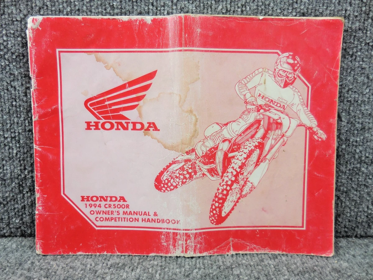 25+ CR500R Motorcycle Service & Repair Manuals for sale | Updated