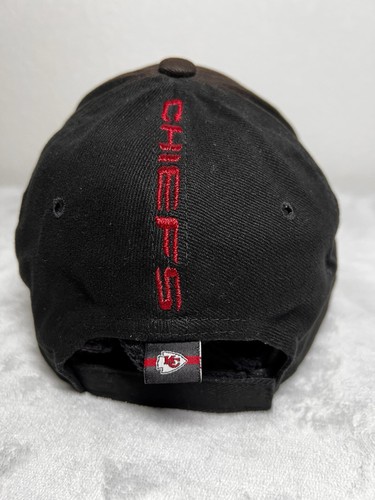 Kansas City Chiefs Hat Black NFL Adjustable - Picture 5 of 10