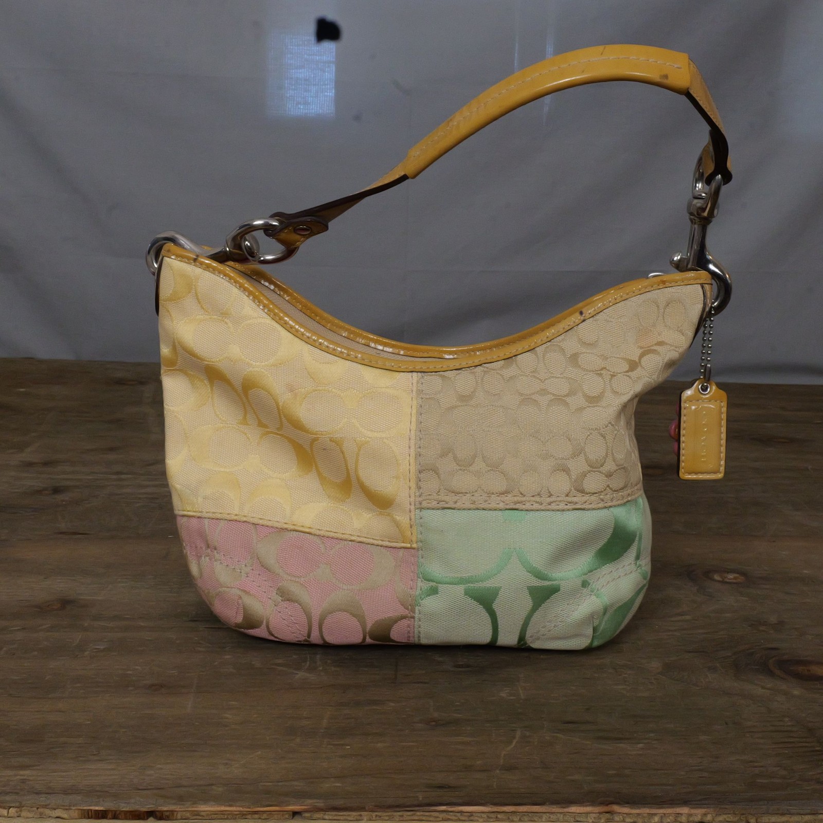 Coach Handbag Womens Small Patchwork Signature Sh… - image 2