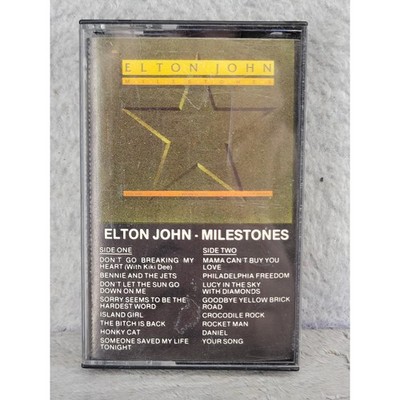 Elton John Milestones Cassette Tape K-tel TU 2644 Vintage 1980 Greatest Hits