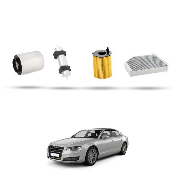 Hoffcar Wartungskit Kompatibel Mit Audi A8 (4H) 3.0 Tdi 155KW Ab 2010-image