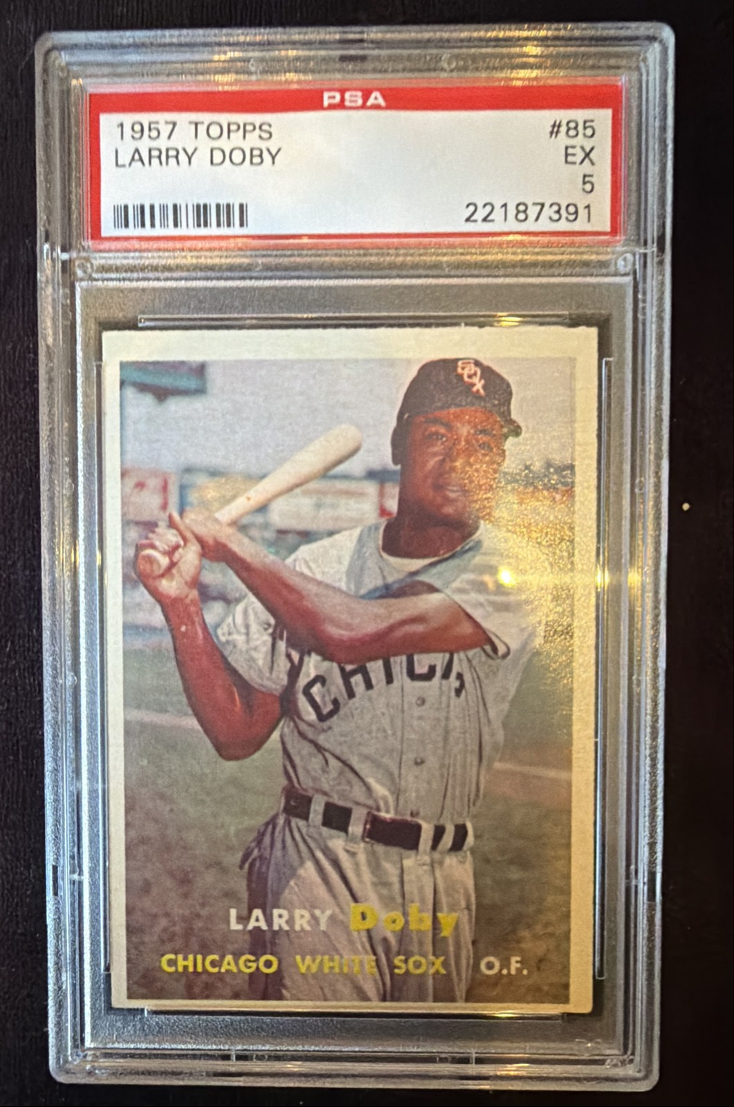 1957 Topps - Larry Doby #85 - PSA 5
