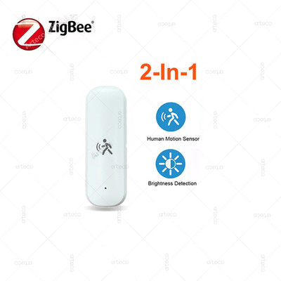 Tuya Zigbee 10G Mmwave Radar Human Motion Sensor Smart Home Temperature and Humi