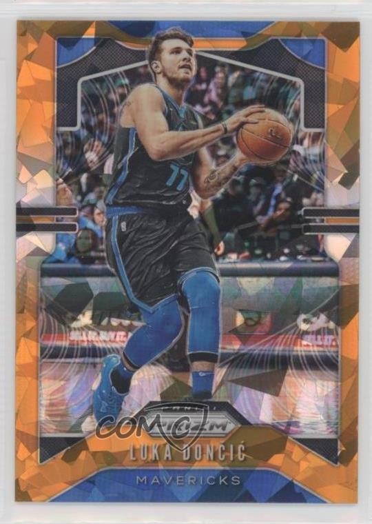 2019-20 Panini Prizm Orange Ice Prizm Luka Doncic Luka Dončić #75 vq0