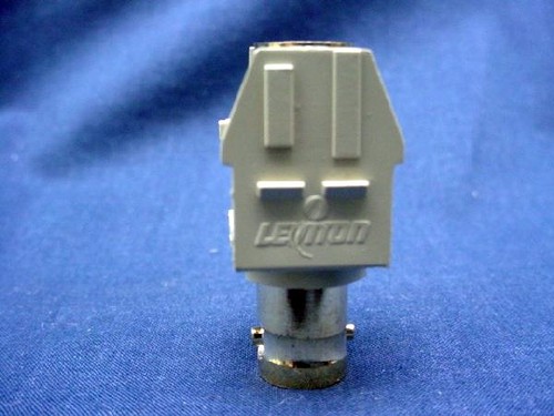 Leviton Ivory Quickport Feed-Thru Female BNC Snap-In Gold-Plated Jack 40832-BI - Picture 5 of 5
