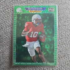 Matthew Golden /7 RC 2024 Leaf Metal Collective Pro Set 1989 89B-197GreenShimmer