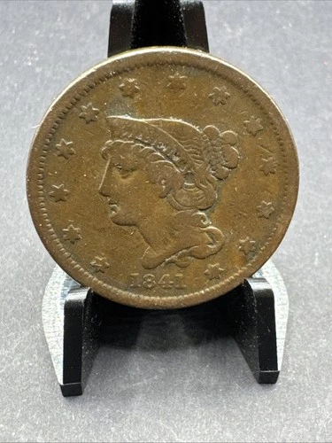 Photo of a 1841-P Large Cent from an eBay listing that sold on Jul 22, 2026