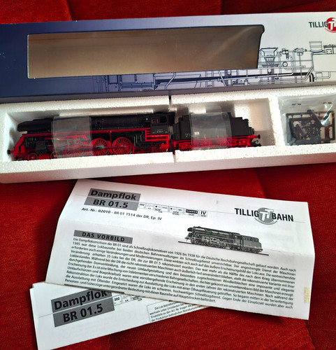 Tillig Dampflok BR 01.5 mit Tender DR Epoche IV TT 1:120 02010 | Condition: Gebraucht
