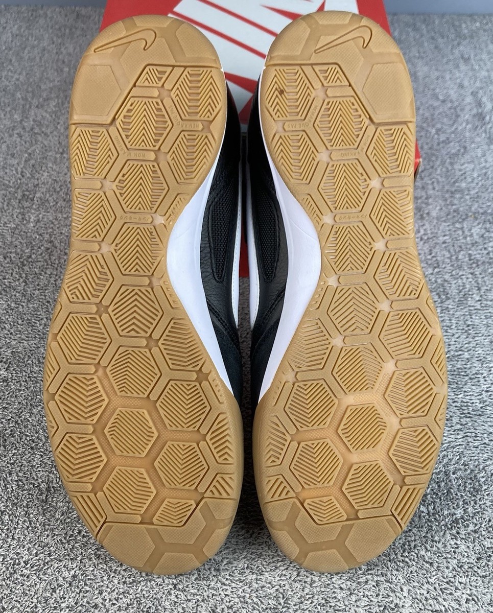 Nike Gato Shoes Men Sz 12 Black/White/Gum Soccer Indoor Sneakers