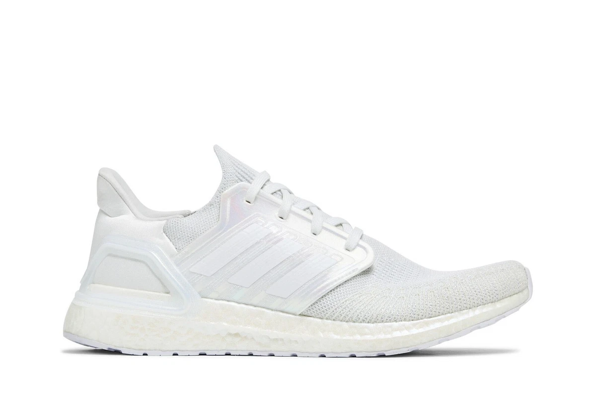 NEW Adidas Ultraboost 20 Primeblue White Iridescent Men\'s Size 9 NEW Adidas Ultraboost 20 Primeblue White Iridescent Men main image 3