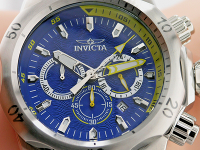 NEW INVICTA 47905 VENOM MUTANT CHRONOGRAPH BLUE DIAL WATCH STEEL