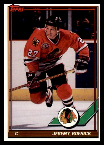 Jeremy Roenick #106 1991 Topps card