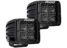 Rigid 202513blk D-series Pro Spot Diffused Midnight Surface Mount Led Pair