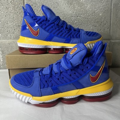 RARE Nike Zoom Lebron XVI 16 SB SuperBron Superman King James CD2451-400 Sz 8.5
