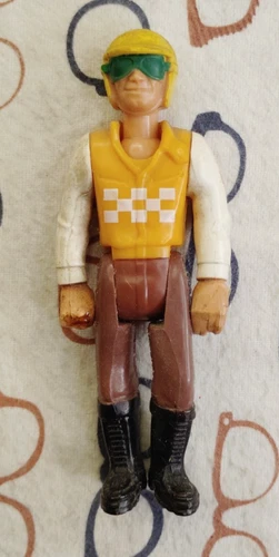 Vintage 1970s Fisher-Price Adventure People #356 Cycle Racing Motorcycle Rider