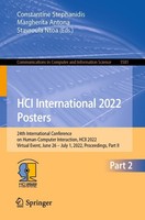 Hci International 2022 Posters Constantine Stephanidis