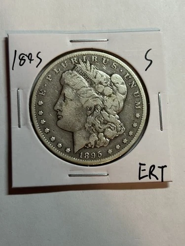 1895-S Morgan Silver Dollar $1 VF Very Fine Key Date San Francisco Mint
