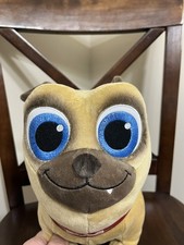 Disney Rolly Plush Puppy Dog Pals With Red Collar, EUC