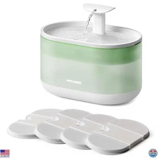 PETLIBRO Ultra Quiet Cat Water Fountain - 71oz BPA-Free, 2 Flow Modes, 4 Filters