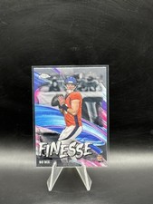 2024 Topps Chrome Bo Nix Finesse Insert RC #F-4 Denver Broncos