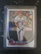 2025 Bowman Chrome - Mike Trout #27 Mega Box Mojo Refractor