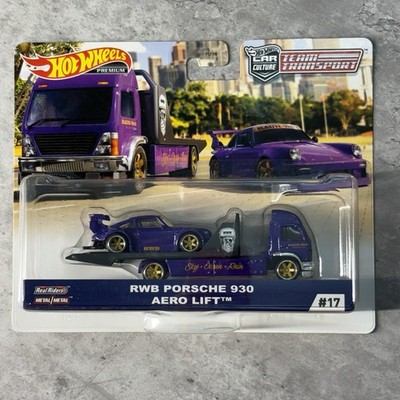 Hot Wheels Premium Team Transport RWB Porsche 930 with Aero Lift