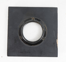 -WOODEN LENS BOARD 3.25X3.25" GRAFLEX 3A WITH 33MM THREADED FLANGE