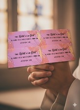 4 Bible Verse Mini Scripture Inspirational Christian Gifts Encouragement Cards.