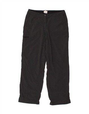L.L.BEAN Damen gerade Cargohose US 10 Large W32 L30 grau Nylon RU03