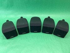 x5 BOSE Acoustimass Single Cube Set Surround Theater Speakers - Black - LOT OF 5