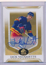 2020-21 SP SIGNATURE EDITION LEGENDS AUTOGRAPH JACK VALIQUETTE #186
