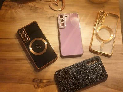   4 tolle Handhüllen , Samsung Galaxy S22 , ein schöne Hingucker & sicherer Sch