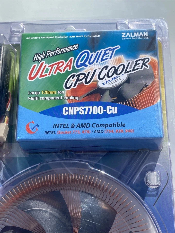 ZALMAN - CNPS7700-Cu 120mm Super Flower Coolers - Copper - 775 478 754 989 940 - Image 2 of 4