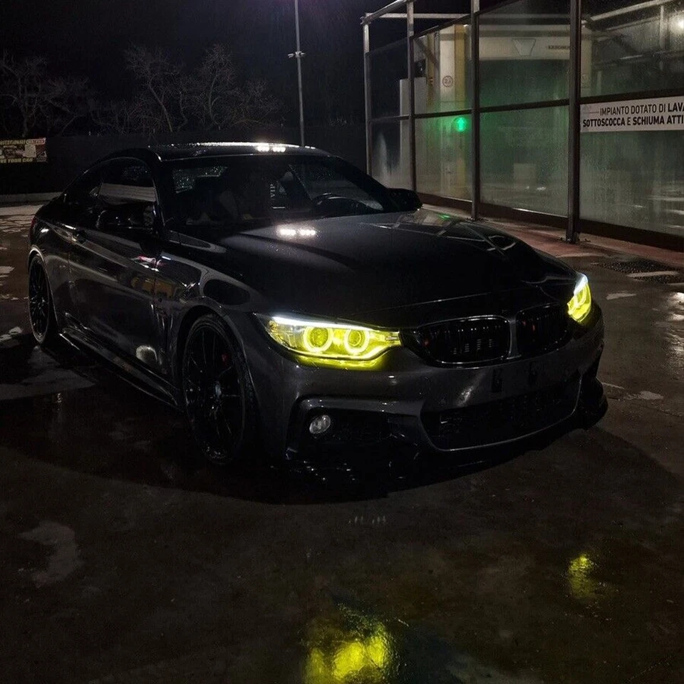 CSL Yellow Angel Eyes DRL Board FOR BMW 428i 428iX 435i 435iX 2014-2017 XENON Foto 4 de 4