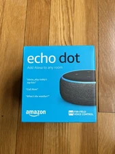 Amazon Echo Dot (3rd Generation) Smart Speaker Black Voice Control (New Sealed) 