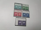 Berlin 1959 Michel No. 152-156 ** MNH/Horizontal Pairs KW € 60,-