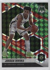 2020-21 Panini Mosaic Rookie Choice Red & Green Prizm Jordan Nwora #219 2r7