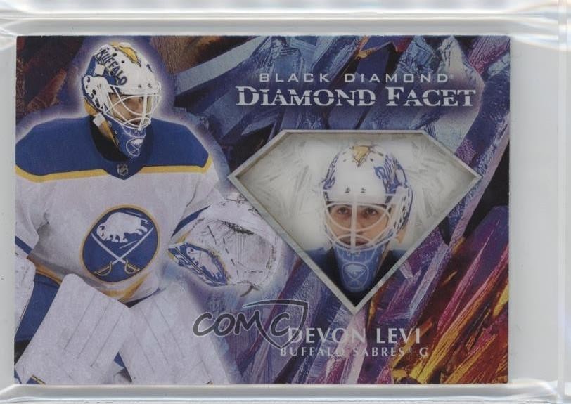 2023-24 Upper Deck Black Diamond Facet Devon Levi #DF-LE Rookie RC g3g