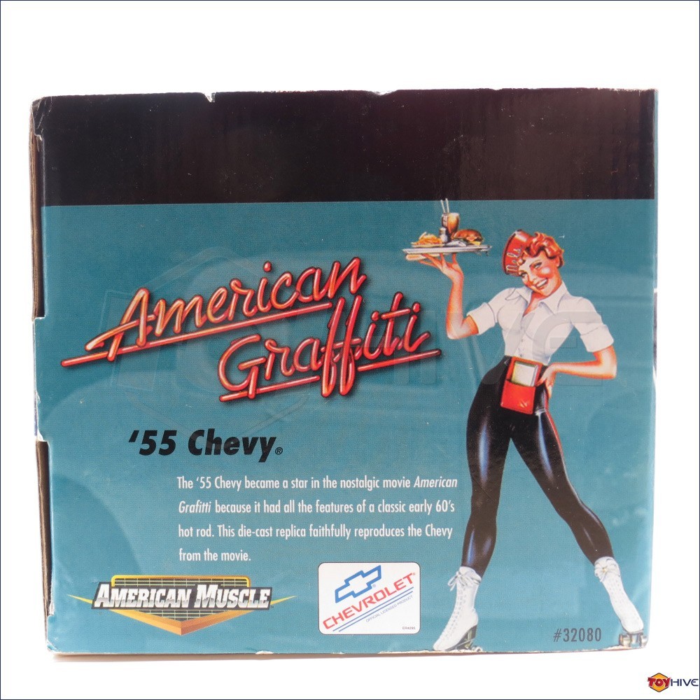 American Graffiti - 1955 Bob Falfa's 55 Chevy black 1:18 scale