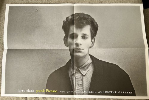 Larry Clark Punk Picasso Exhibition Poster 16” X 24” 2003