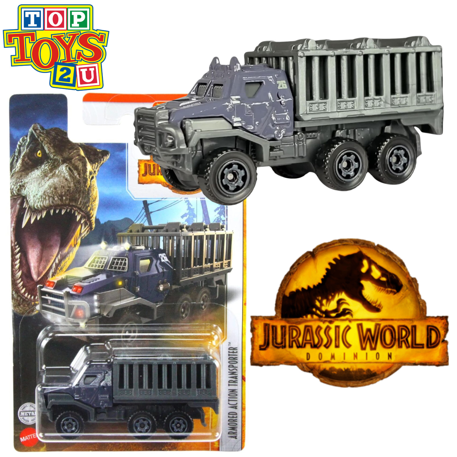 Matchbox Jurassic World Dominion - Armored Action Transporter