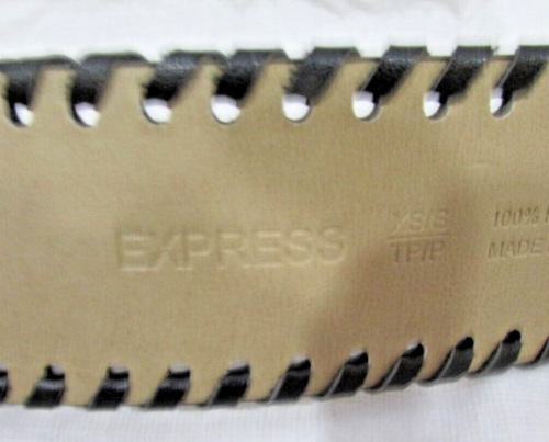 Express 2 1/4" wide Black XS/S Belt 23"- 27" - Picture 6 of 6