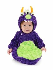 UNDERWRAPS BELLY BABIES BUNTINGS 3-EYED MONSTER INFANT COSTUME 25848 NEW